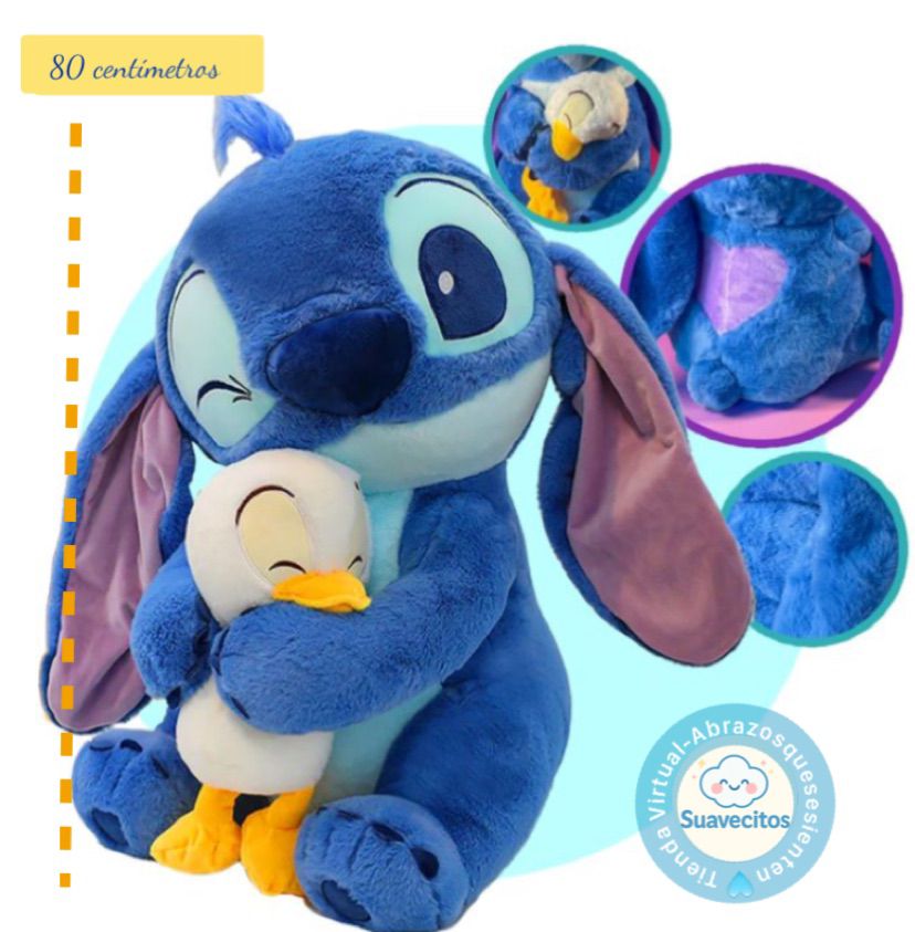Stich con su Patito💙- 80cm