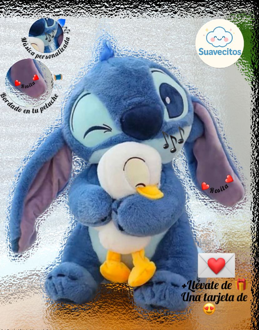 Stich con su Patito💙- 80cm